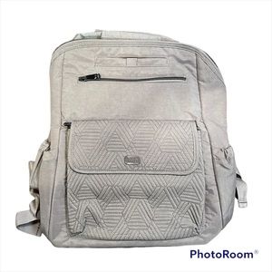 Grey lug backpack